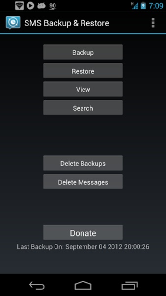 SMS Backup & Restore Screenshot 3