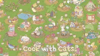 Cats & Soup - Cute Cat Game 螢幕截圖 1