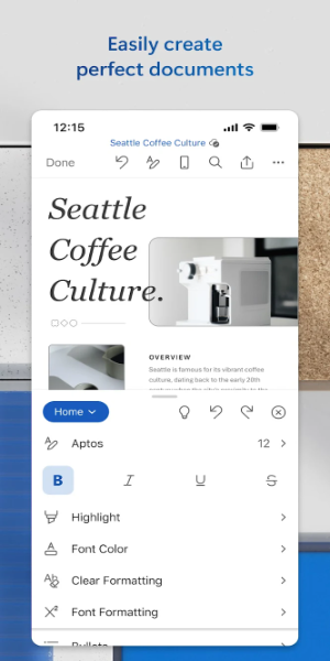 Microsoft Word: Edit Documents স্ক্রিনশট 0