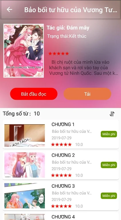 Ngôn Tình -- Webtoon,Manga,Comics ဖန်သားပြင်ဓာတ်ပုံ 1