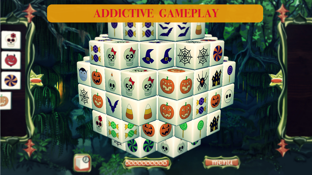 Schermata Fairy Mahjong Halloween 0