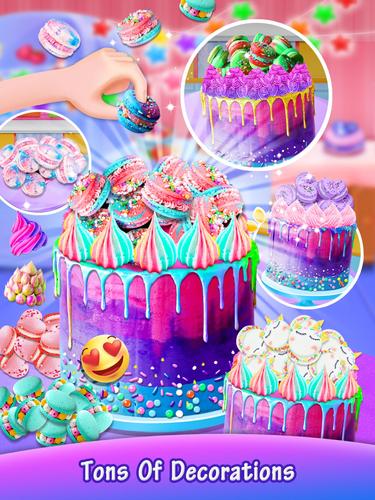 Galaxy Unicorn Cake Screenshot 2