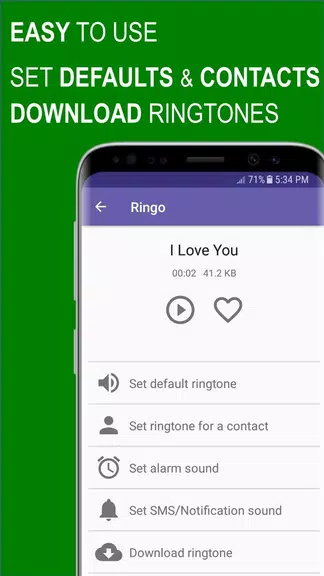 Ringo Ringtones Notifications स्क्रीनशॉट 2