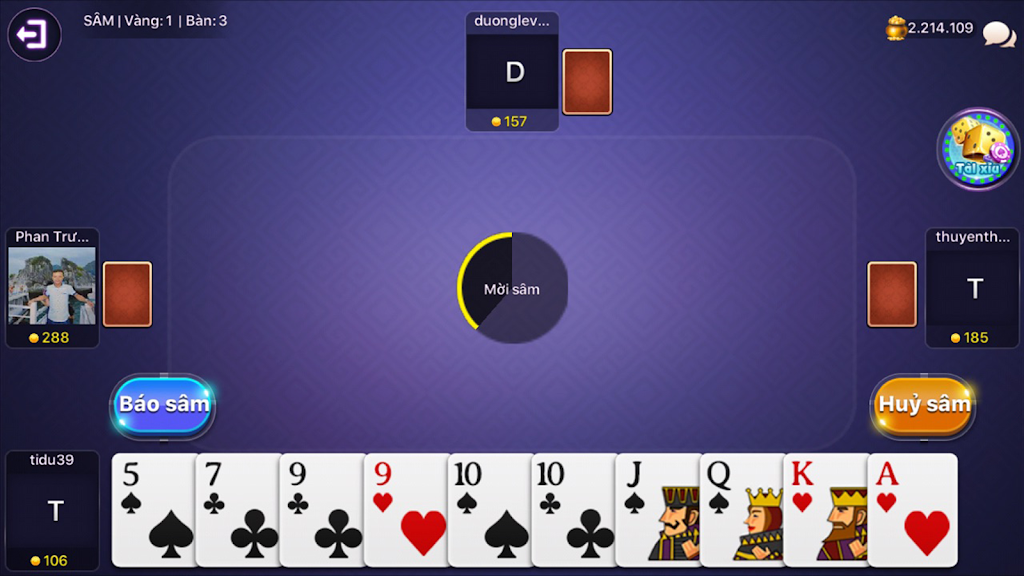 GAME BAI DOI THUONG - DANH BAI XANH CHIN Screenshot 2