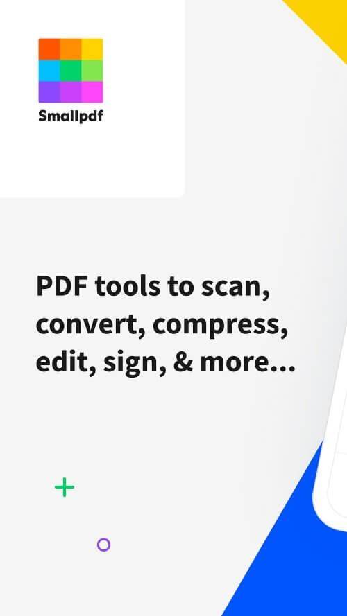 Smallpdf: PDF Scanner & Editor Screenshot 0