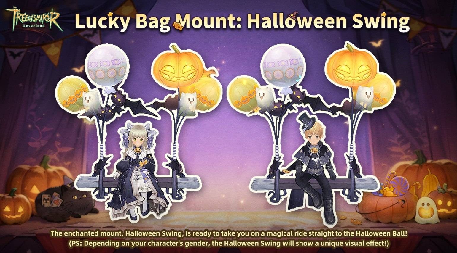 Tree of Savior: Neverland Lucky Bag, presenta trajes y accesorios de Halloween por tiempo limitado