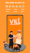 VILL: Đồ ăn, Giao hàng, Gọi xe Ekran Görüntüsü 0