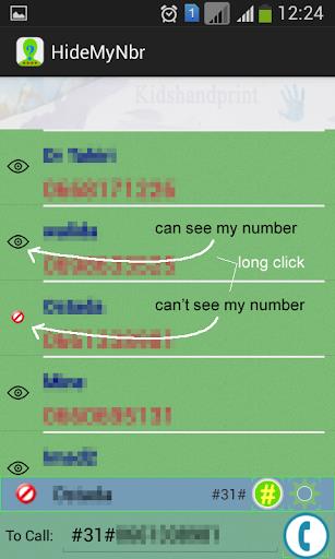 Hide My phone number应用截图第0张