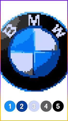 Logo Pixel Art Color by Number 螢幕截圖 2