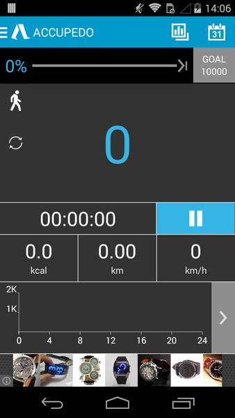 Podómetro Accupedo Captura de pantalla 2