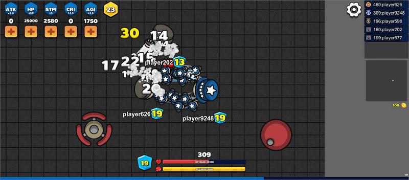 Pung.io - 2D Battle Royale Tangkapan skrin 1