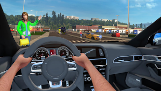 Taxi Driving Simulator Game 3D Captura de tela 0