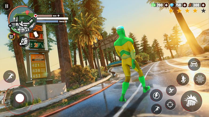 Super Rope Hero: Crime City 螢幕截圖 3