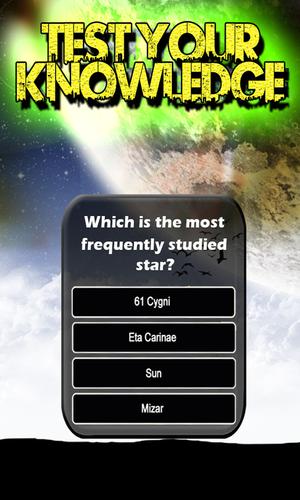 Astronomy Trivia Captura de tela 1