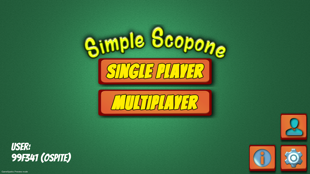 Simple Scopone Captura de pantalla 0