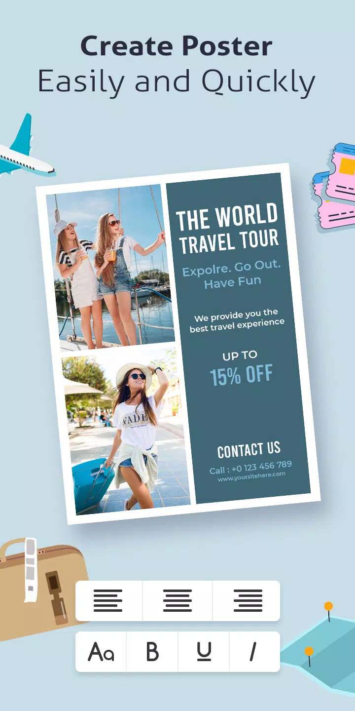 Poster Maker 螢幕截圖 0