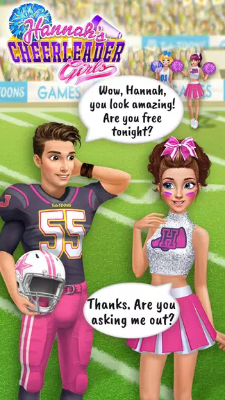 Hannah’s Cheerleader Girls Schermafbeelding 0