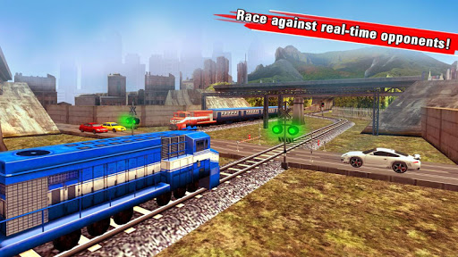 Train Racing Games 3D 2 Player 스크린샷 1