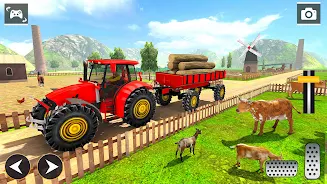 Tractor Simulator Farming Game Tangkapan skrin 0