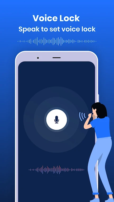 Voice Lock : Speak to Unlock Schermafbeelding 1