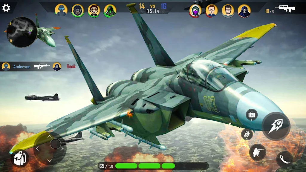 Fighter Jet Games Warplanes ဖန်သားပြင်ဓာတ်ပုံ 3