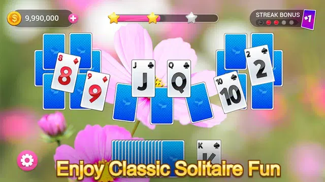 Solitaire Tripeaks - Lazy Time ဖန်သားပြင်ဓာတ်ပုံ 1