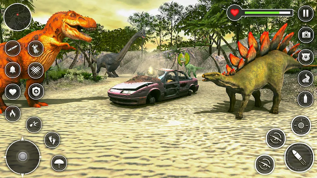 Dinosaur Hunter 3D Game Schermafbeelding 0