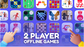 2 Player - Offline Games ภาพหน้าจอ 0