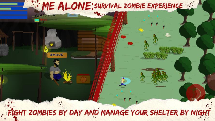 Me Alone: Survival Zombie Expe Captura de tela 0