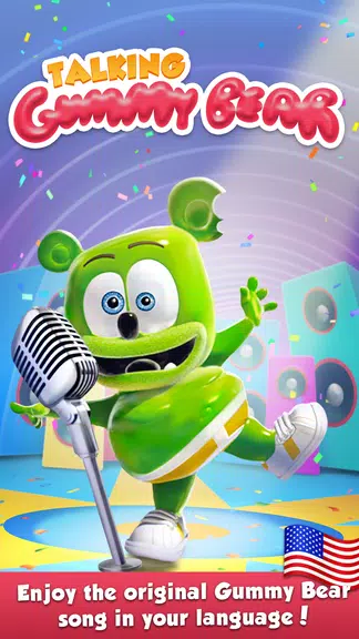 Talking Gummy Bear Kids Games Zrzut ekranu 0