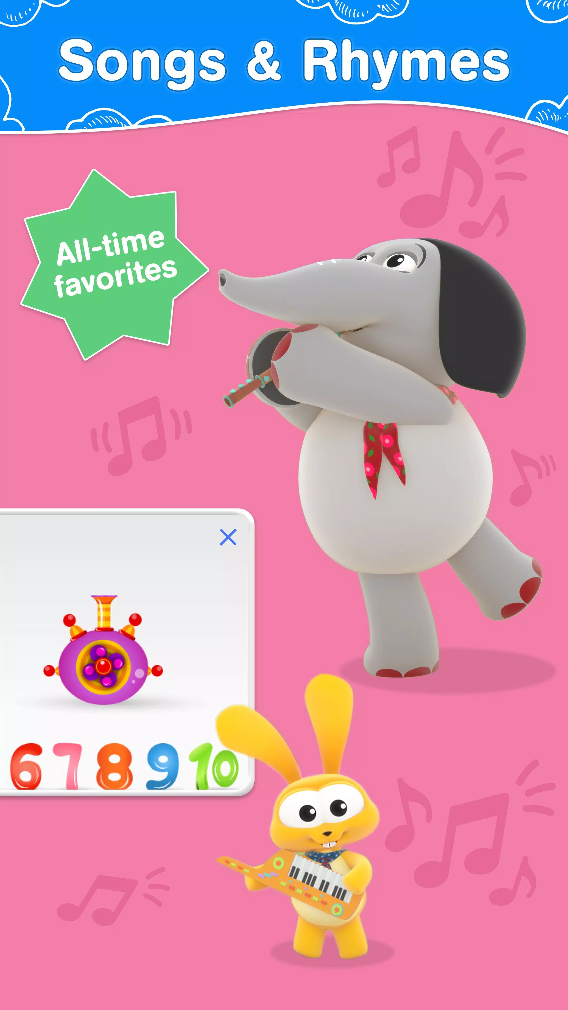 BabyTV - Kids Videos & Songs Ảnh chụp màn hình 2