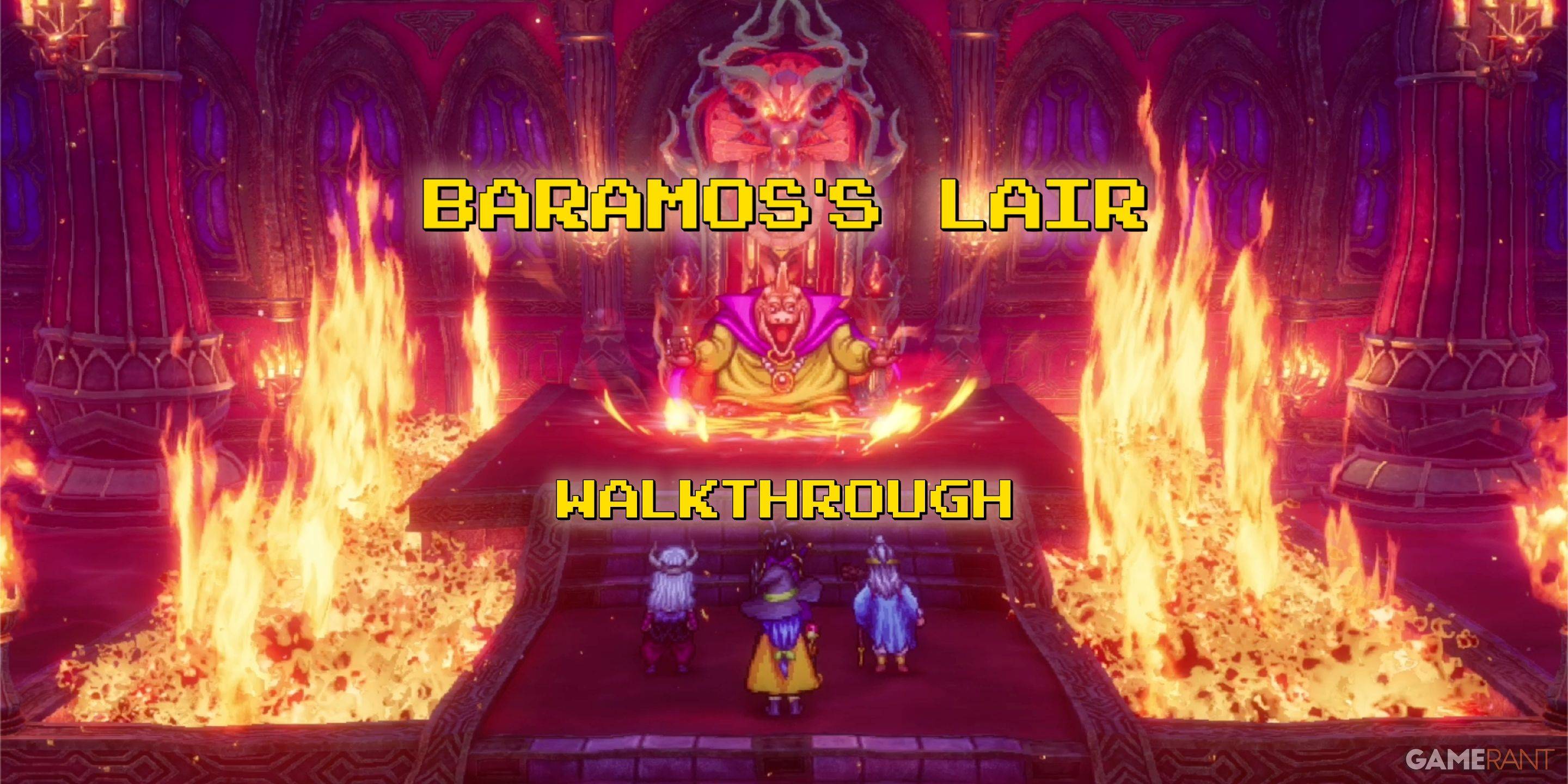 REMAKE DRAGON QUEST 3: Walkthrough Lair Baramos