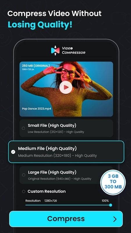 Video Compressor – Reduce Size স্ক্রিনশট 0