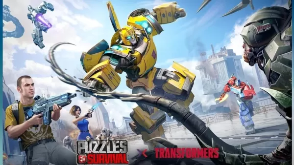 Bumblebee se junta aos quebra -cabeças e sobrevivência em New Transformers Collab