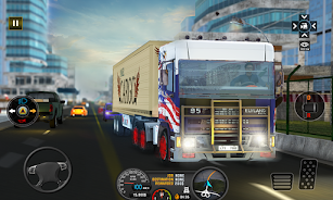 Euro Truck Transport Cargo Sim Captura de tela 2