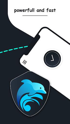 Dolphin VPN -fast & sTop (MOD) 螢幕截圖 1