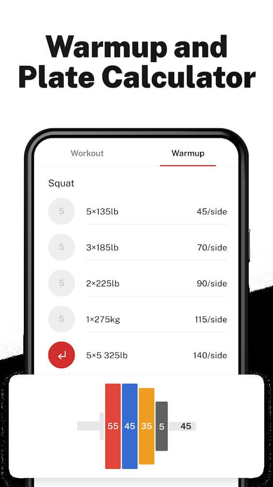 StrongLifts Weight Lifting Log Mod স্ক্রিনশট 3