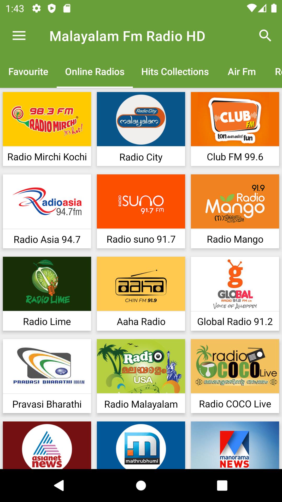 Malayalam Fm Radio HD Songs应用截图第0张