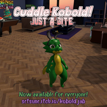 Cuddle Kobold: Just a Bite Скриншот 1