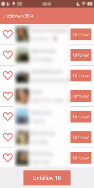 Unfollower Plus - Non followers & Following Screenshot 0