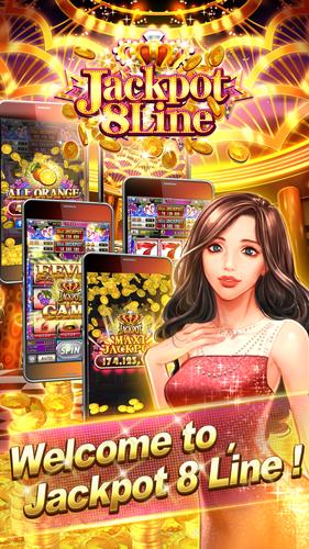 Jackpot 8 Line Slots Capture d'écran 0