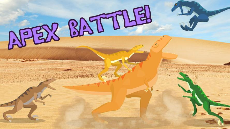 T-Rex Fights Raptors Screenshot 0