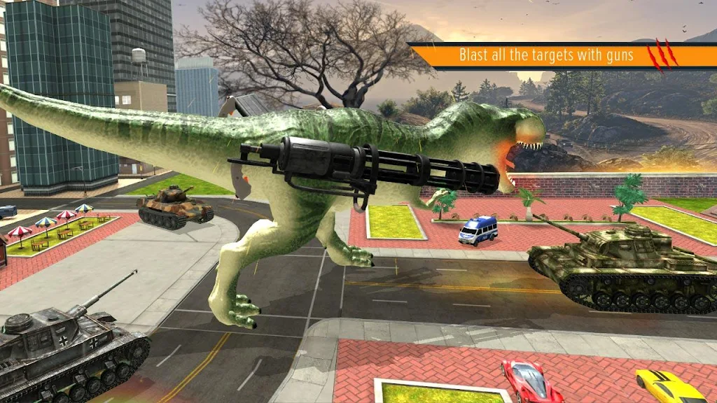 Dinosaur Battle Simulator Tangkapan skrin 2