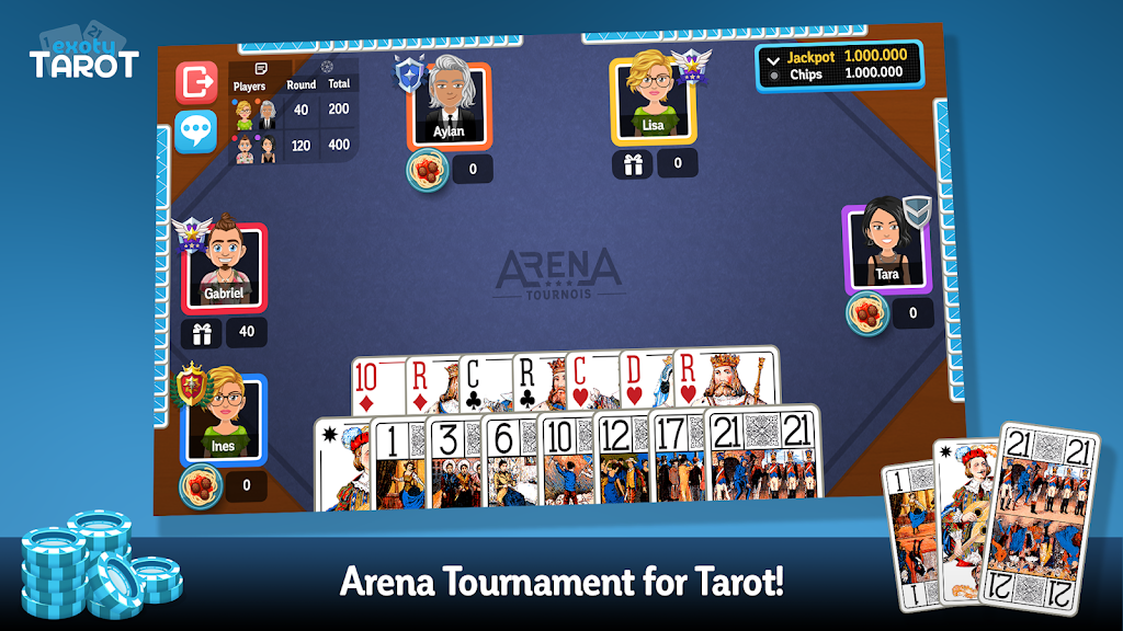 Multiplayer Tarot Game स्क्रीनशॉट 2