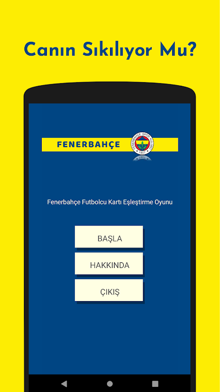 Fenerbahçe Futbolcu Kart Eşleştirme Oyunu Tangkapan skrin 0