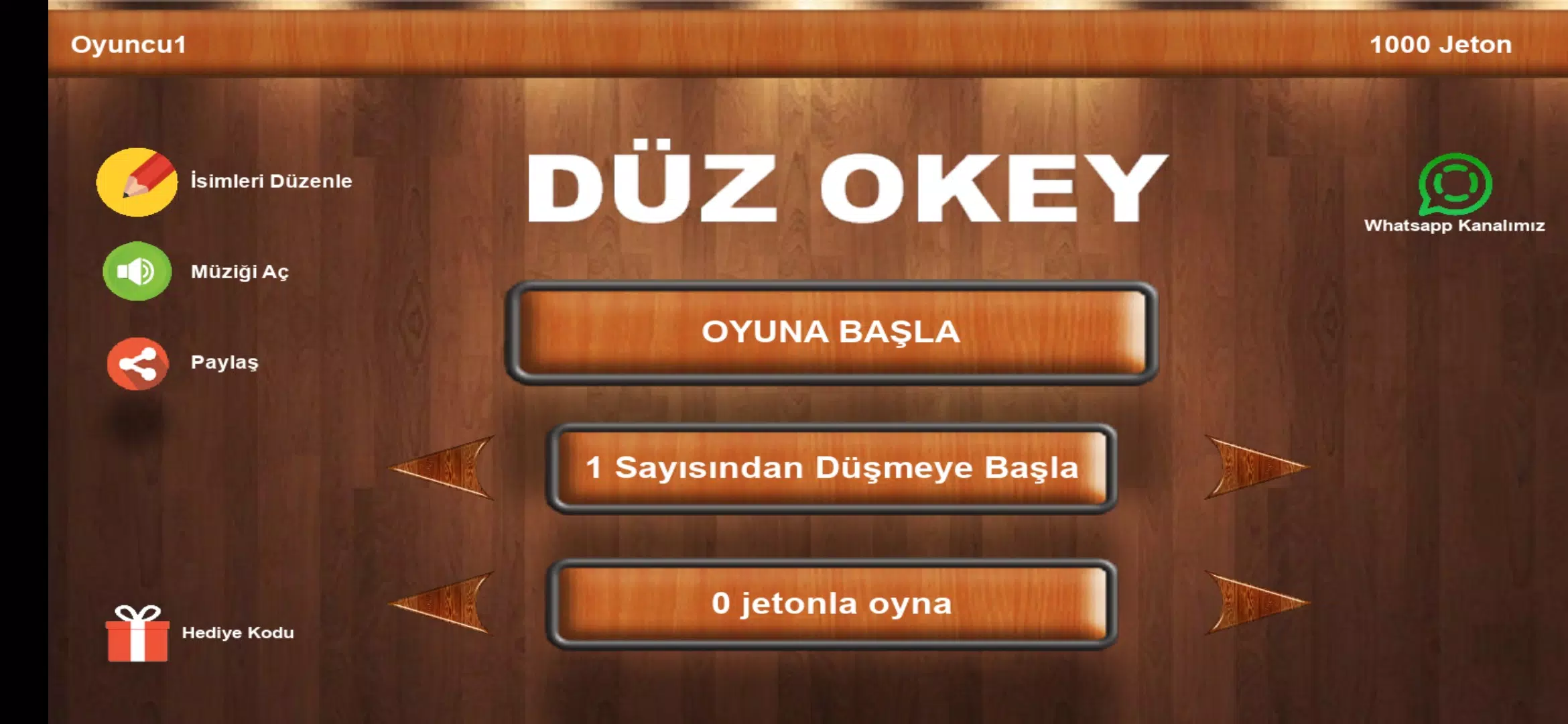 İnternetsiz Okey Скриншот 0