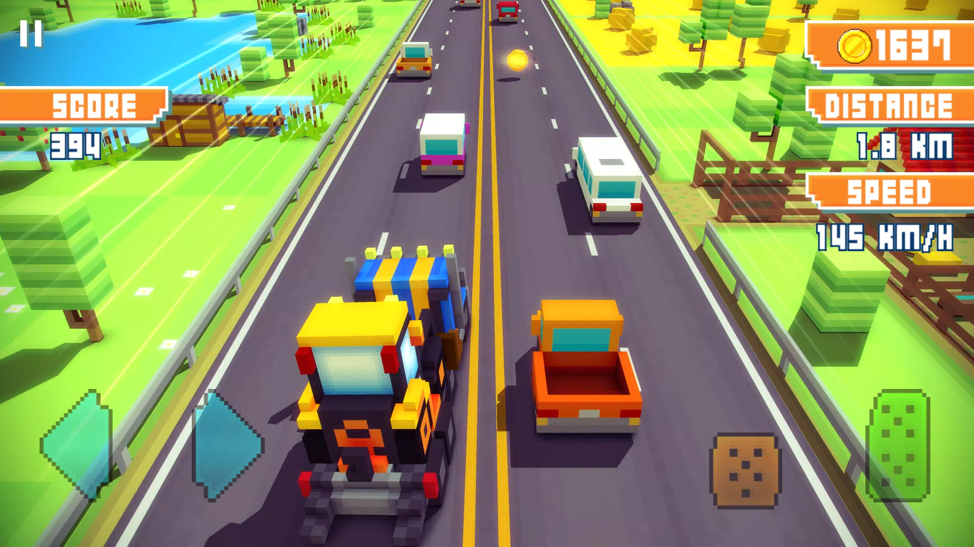 Blocky Highway 스크린샷 3