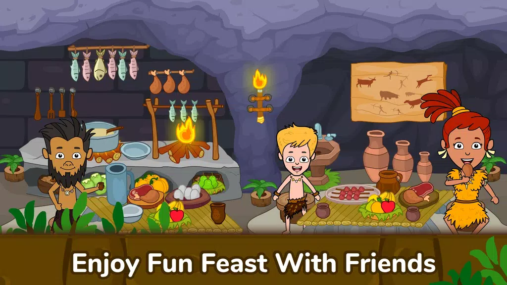 Caveman Games World for Kids स्क्रीनशॉट 1