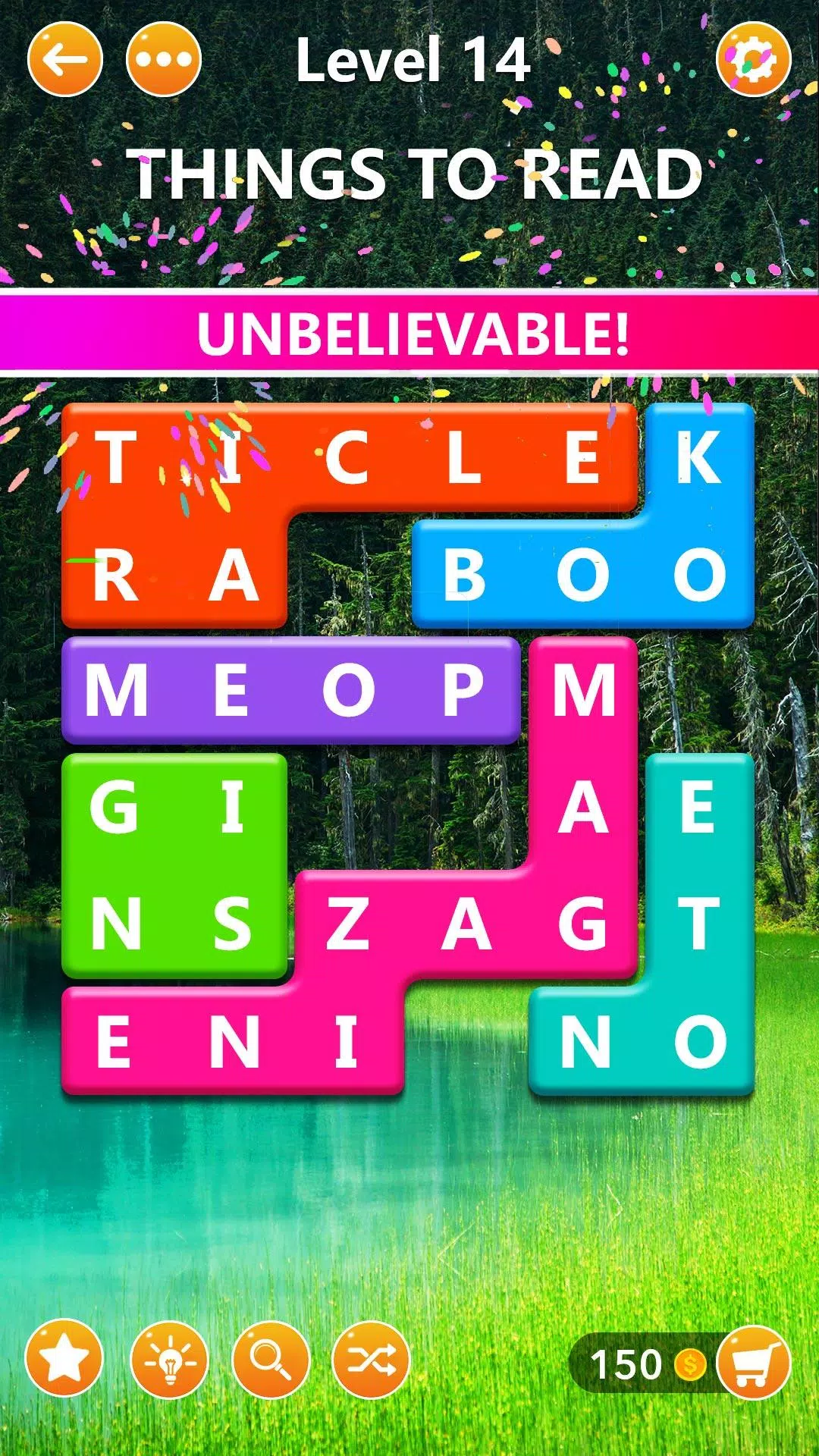 Word Blocks Puzzle - Word Game Ekran Görüntüsü 1