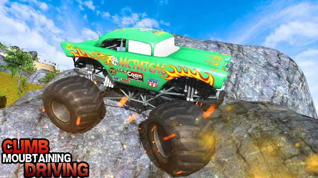 Pickup Truck Hill Climb Racing 螢幕截圖 3